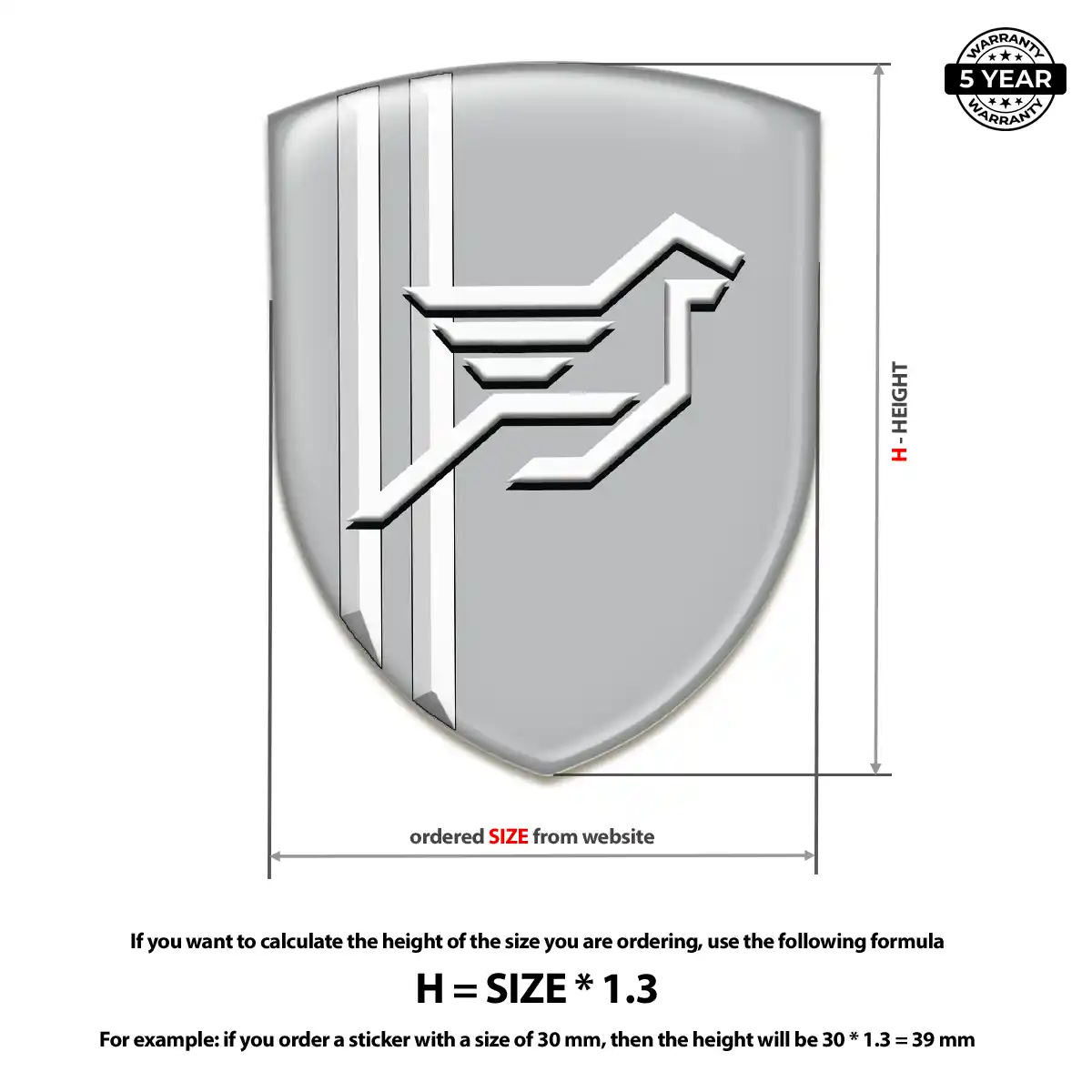 Hamman Emblem Logo Resin Luxe