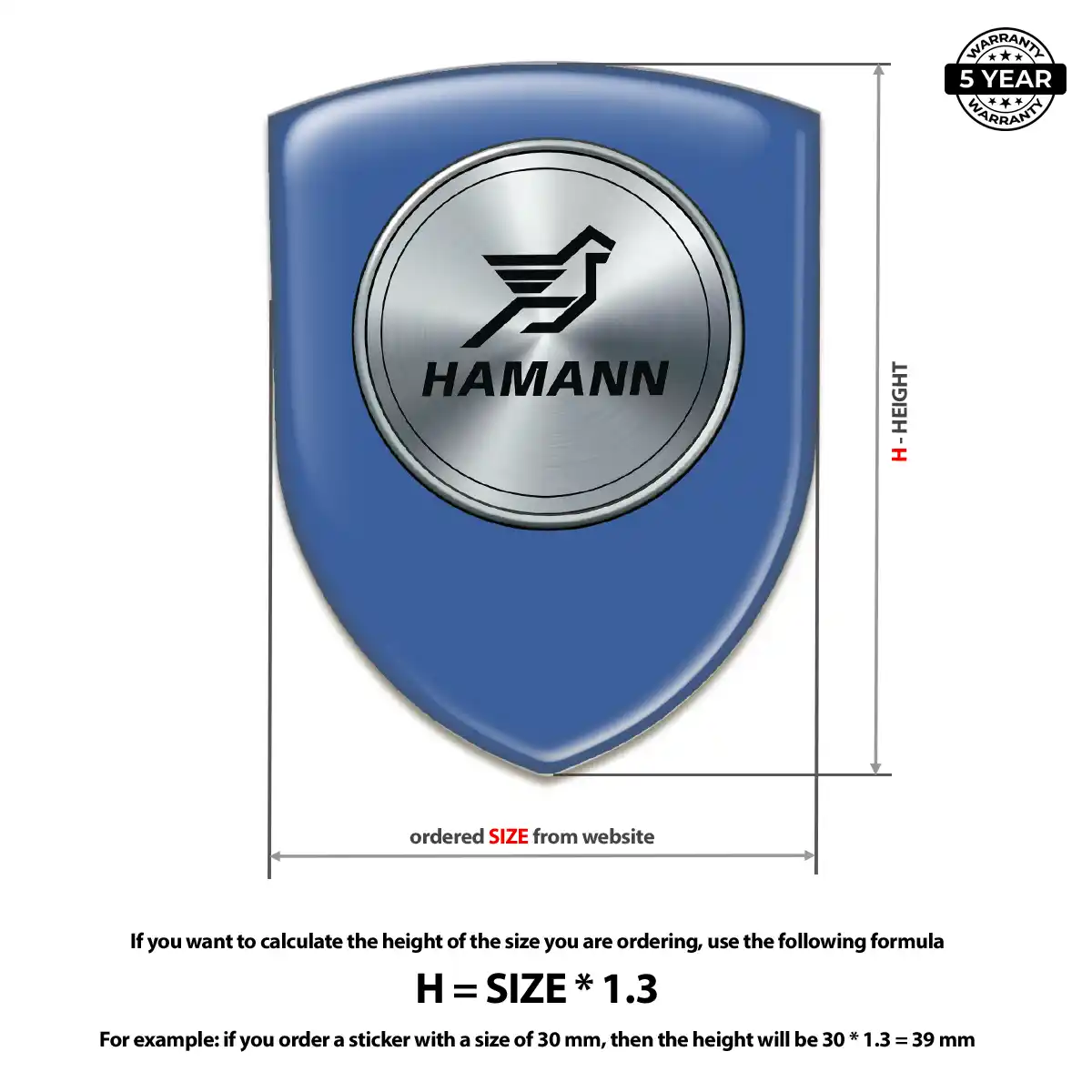 Hamman Emblem Logo Signature Grade