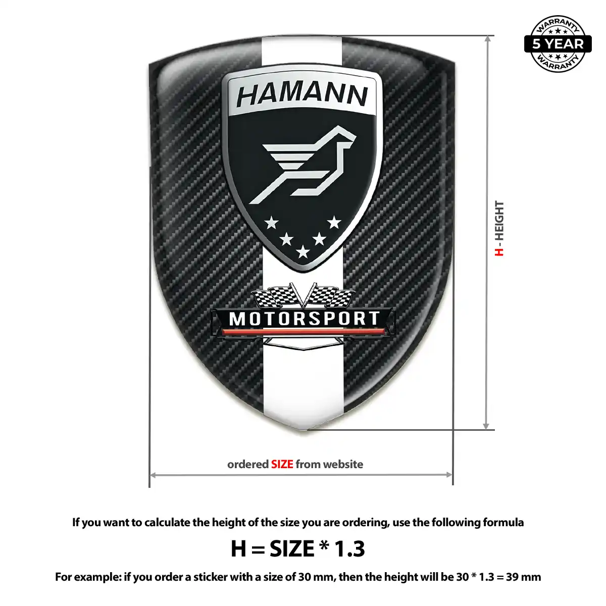 Hamman Emblem Shield Cabin Style