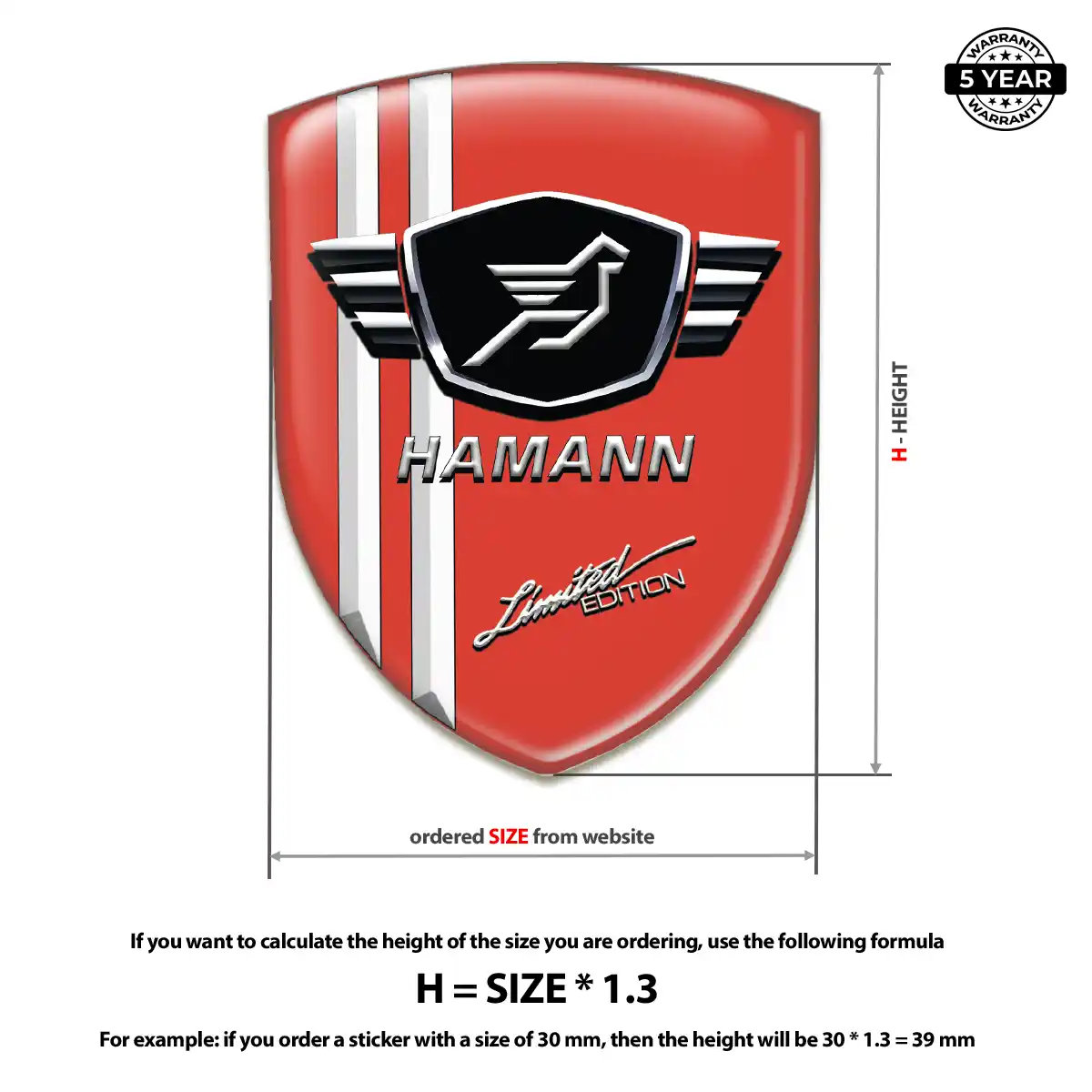 Hamman Emblem Shield Outer Style