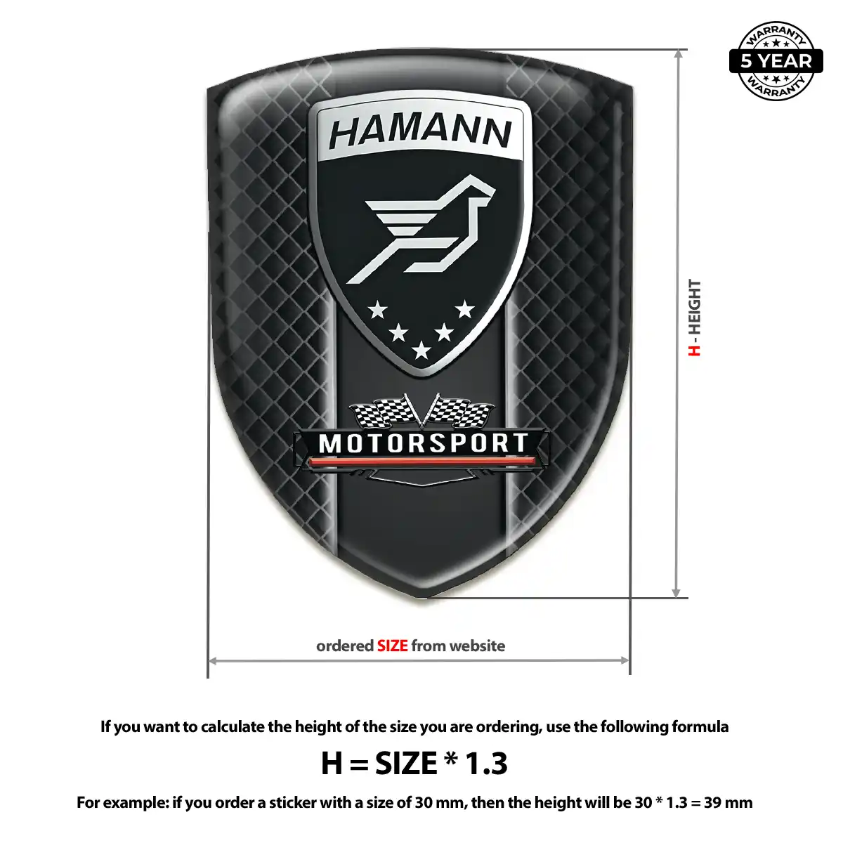 Hamman Emblem Shield Performance Style