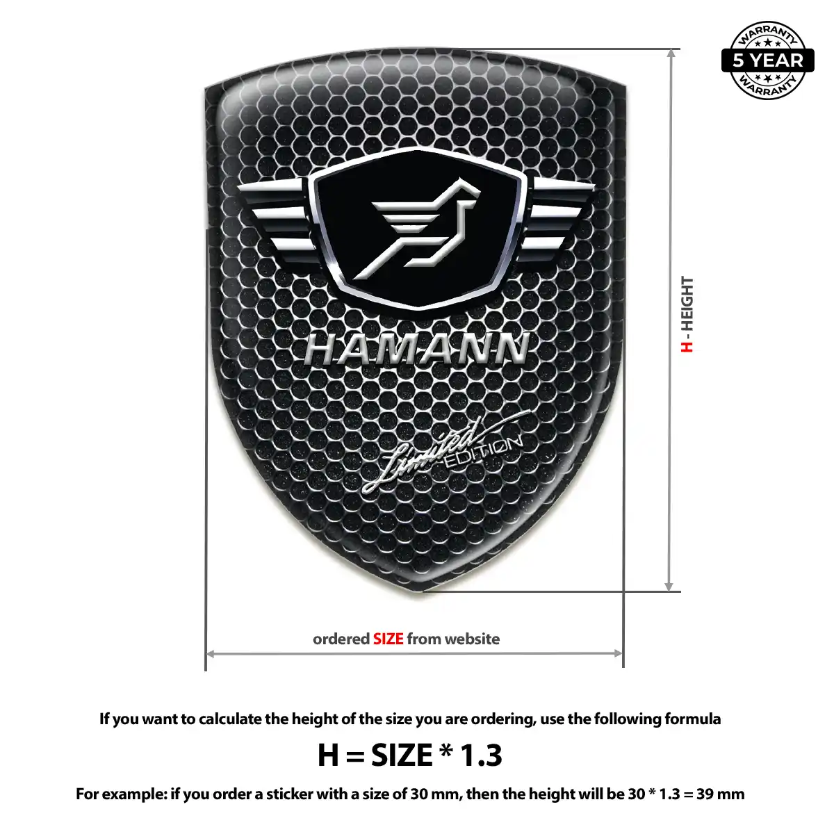 Hamman Emblem Shield Signature Grade