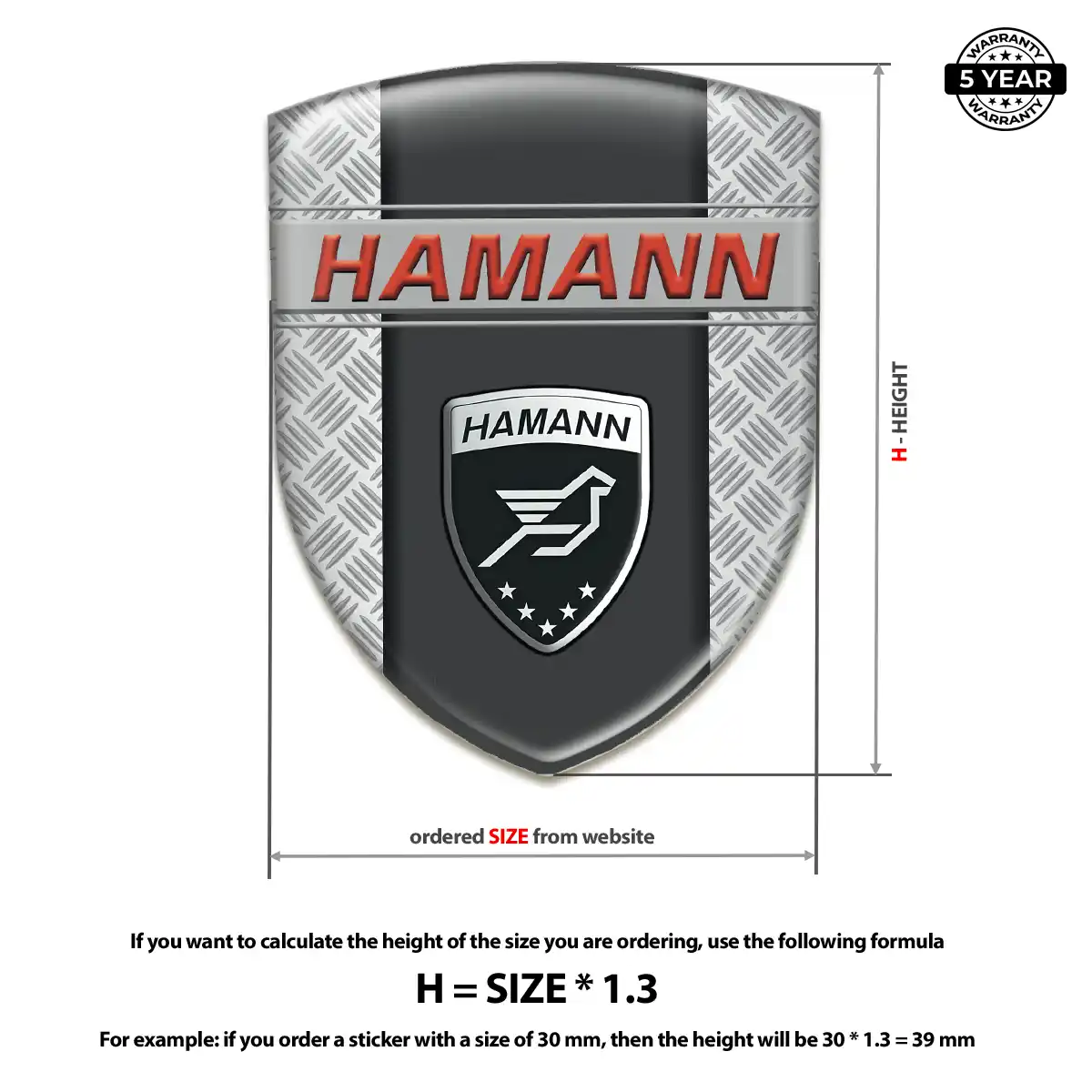 Hamman Emblem Silicone Noble Edition
