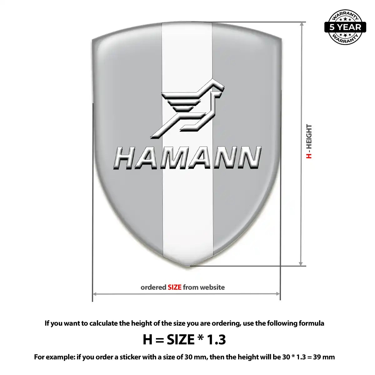 Hamman Emblem Silicone Opulent Line