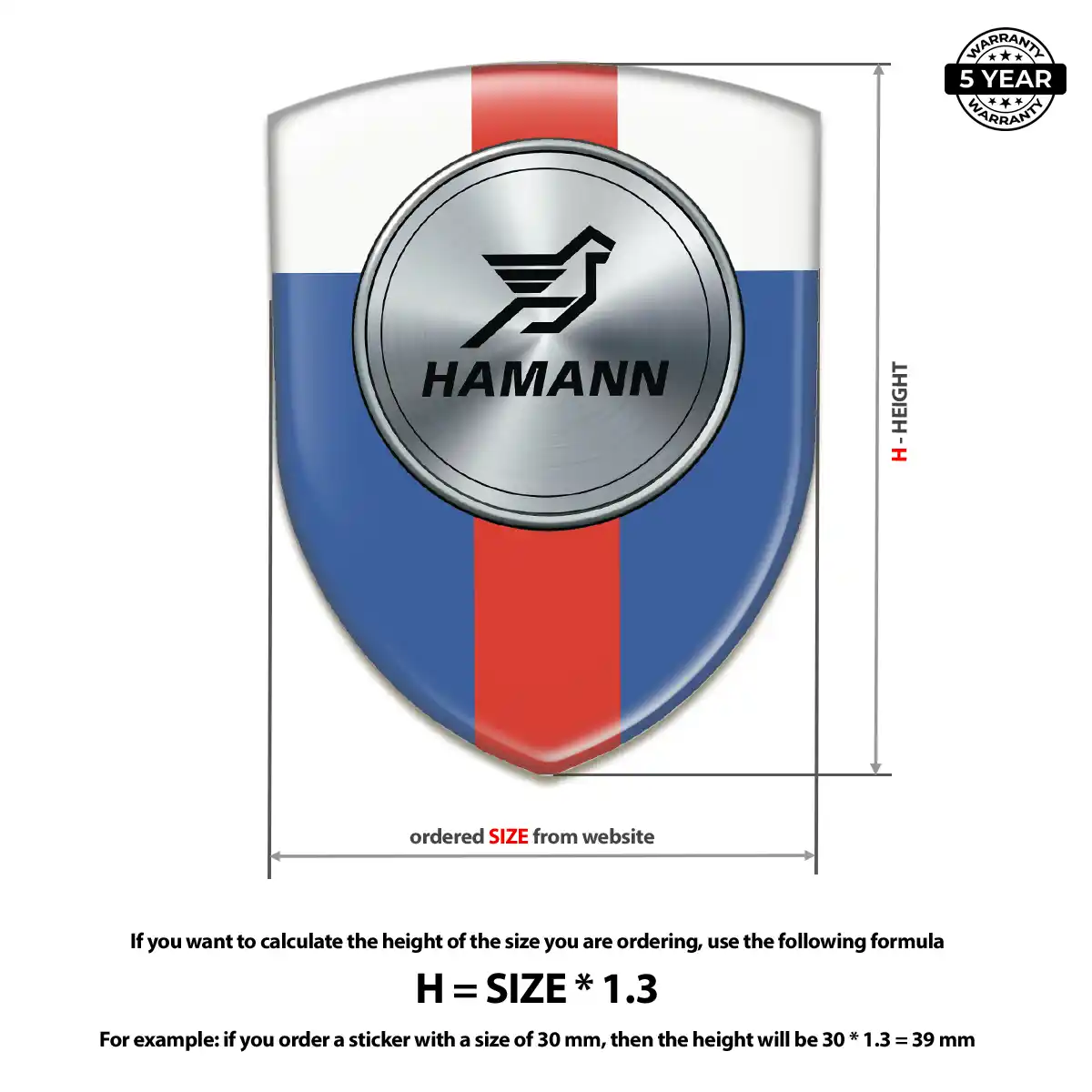 Hamman Emblem Silicone Prestige Line