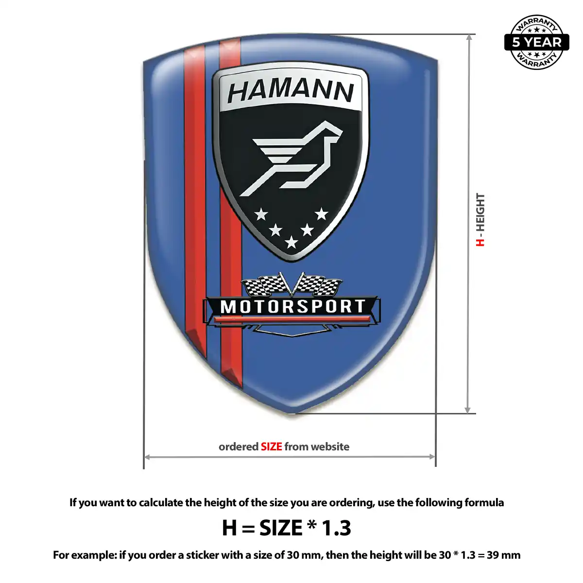 Hamman Emblem Silicone Resin Luxe