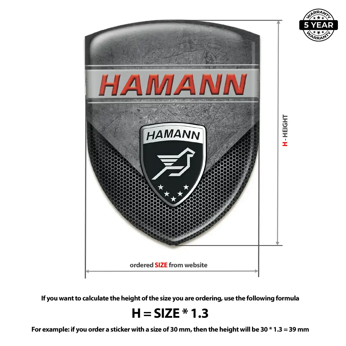 Hamman Emblem Silicone Sport Tuning