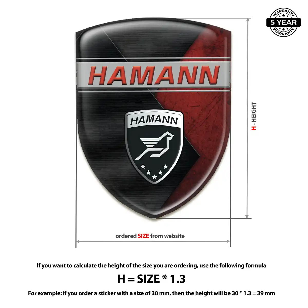 Hamman Emblem Silicone Street Tuning