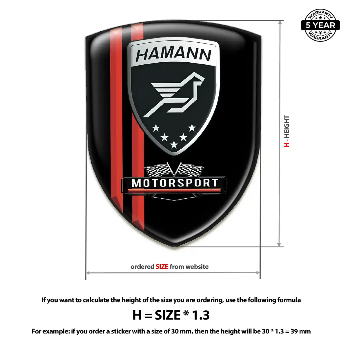 Hamman Emblem Silicone Superior Craft