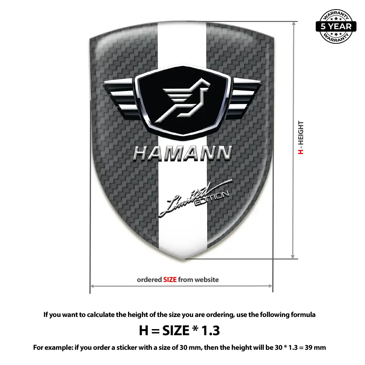 Hamman Epoxy Domed Sticker Exclusive Series