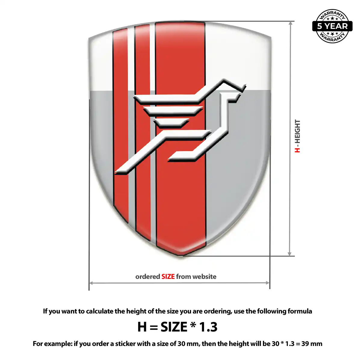 Hamman Gel Badge Sticker Cabin Style