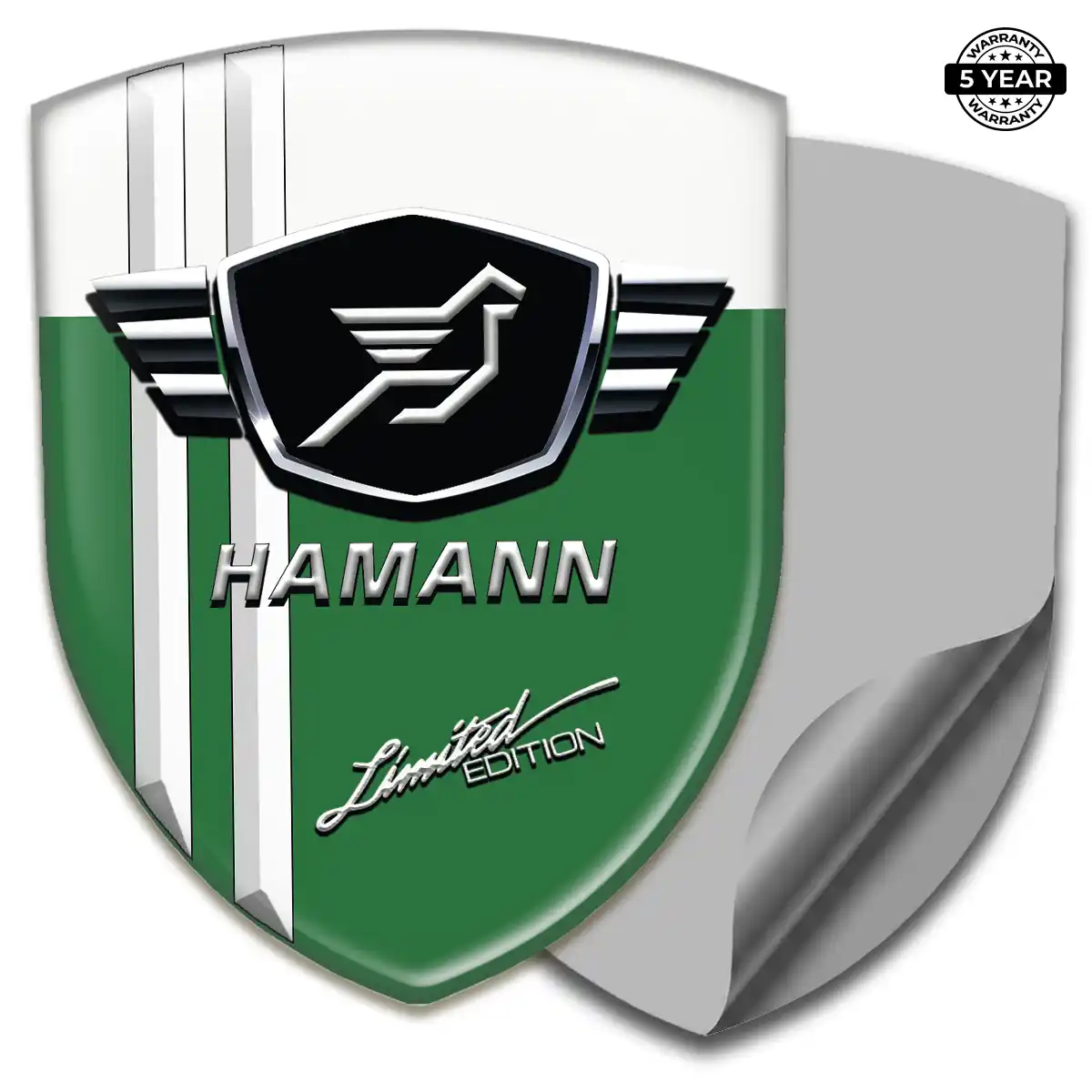 Hamman Gel Badge Sticker Refined Design
