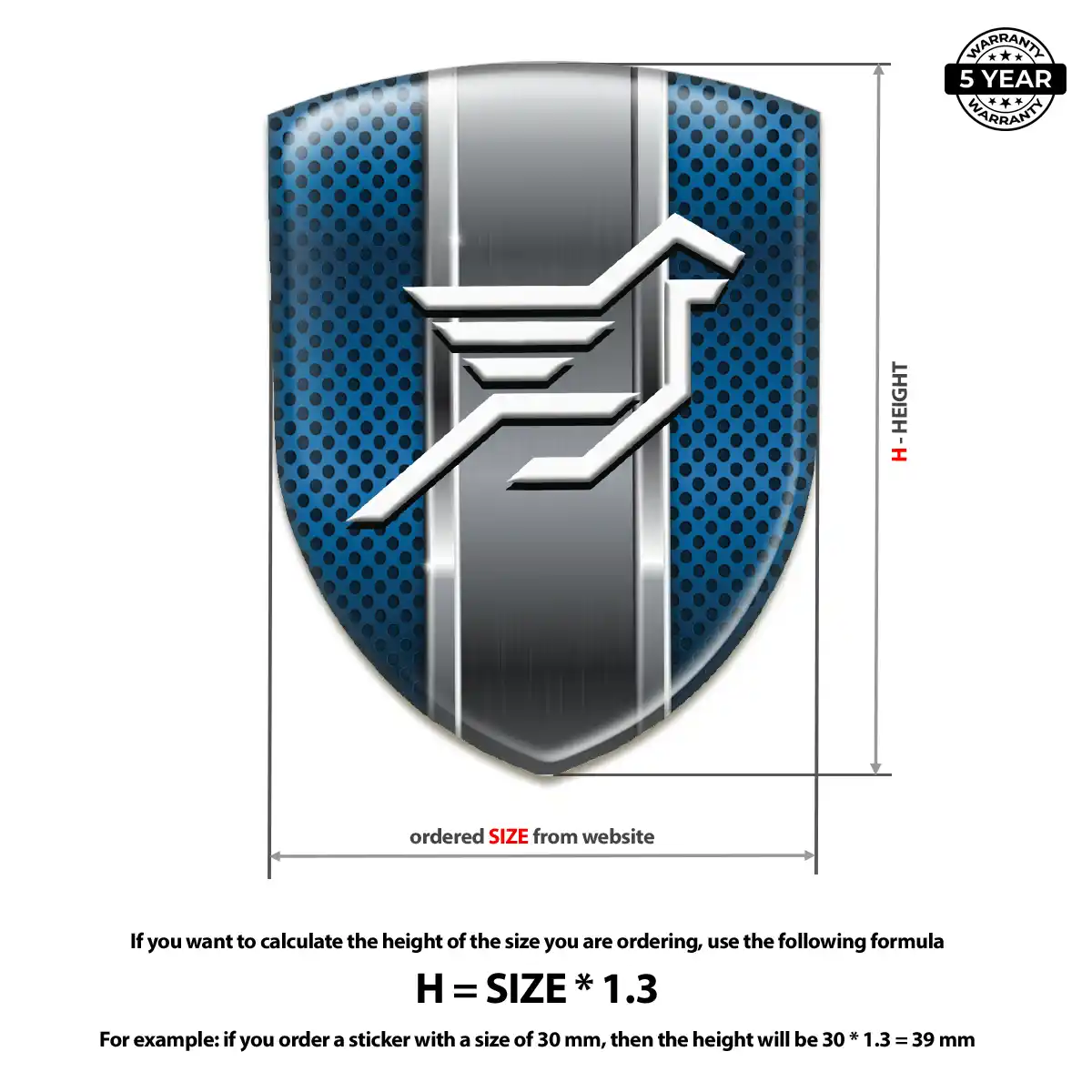 Hamman Gel Badge Sticker Resin Luxe