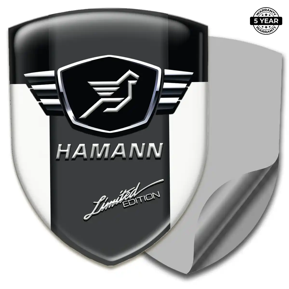 Hamman Gel Emblem Sticker Elite Finish