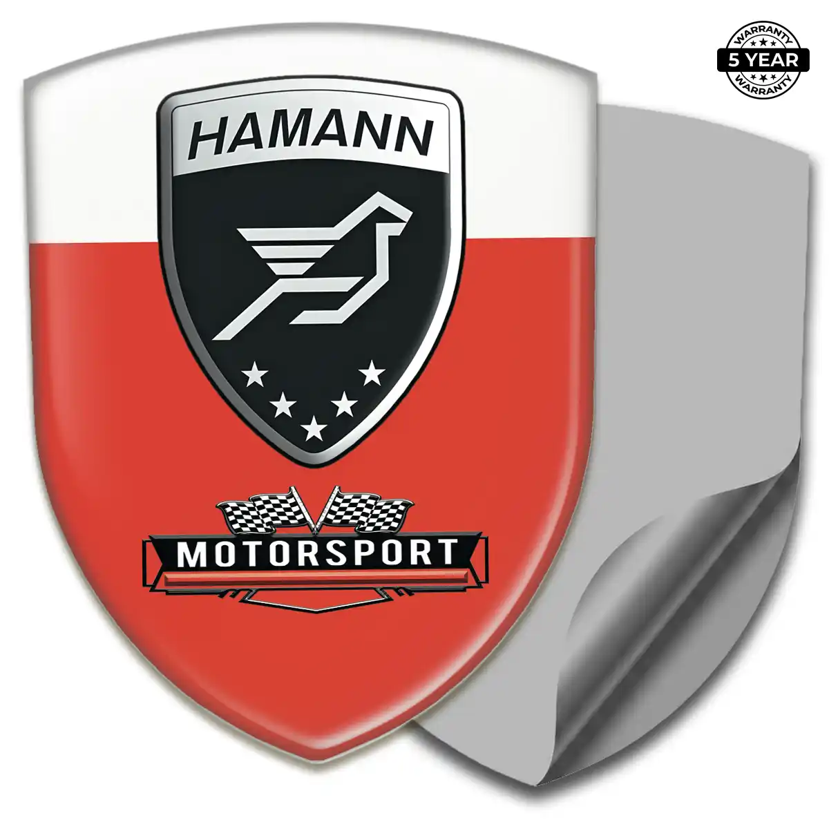 Hamman Gel Emblem Sticker Sleek Style