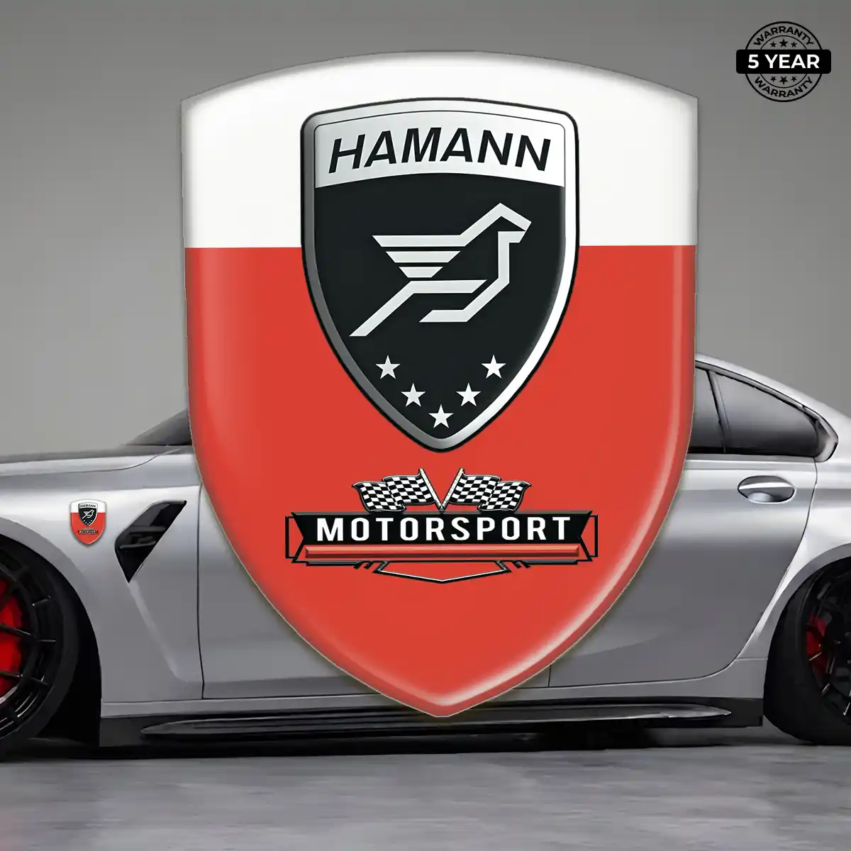 Hamman Gel Emblem Sticker Sleek Style