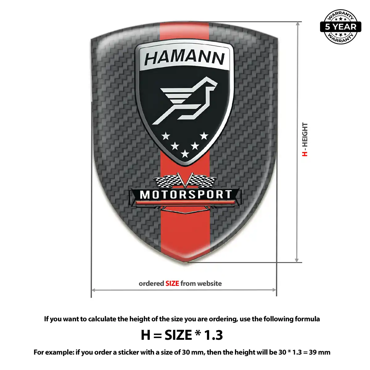 Hamman Logo Badge Auto Tuning