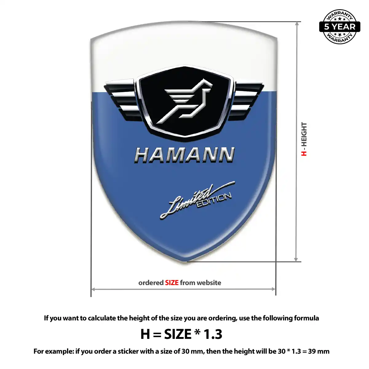 Hamman Logo Badge Cabin Style