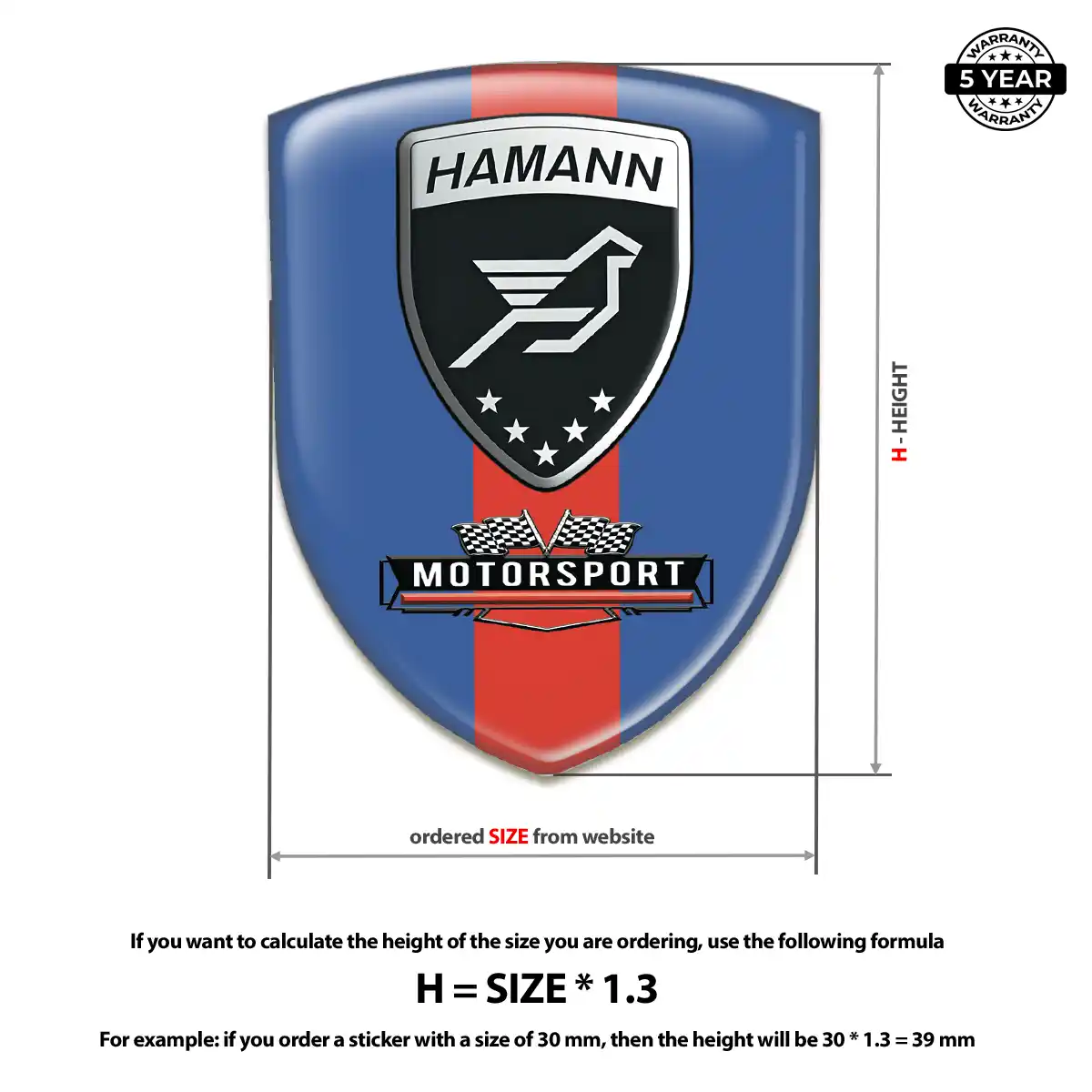Hamman Logo Badge Interior Luxe