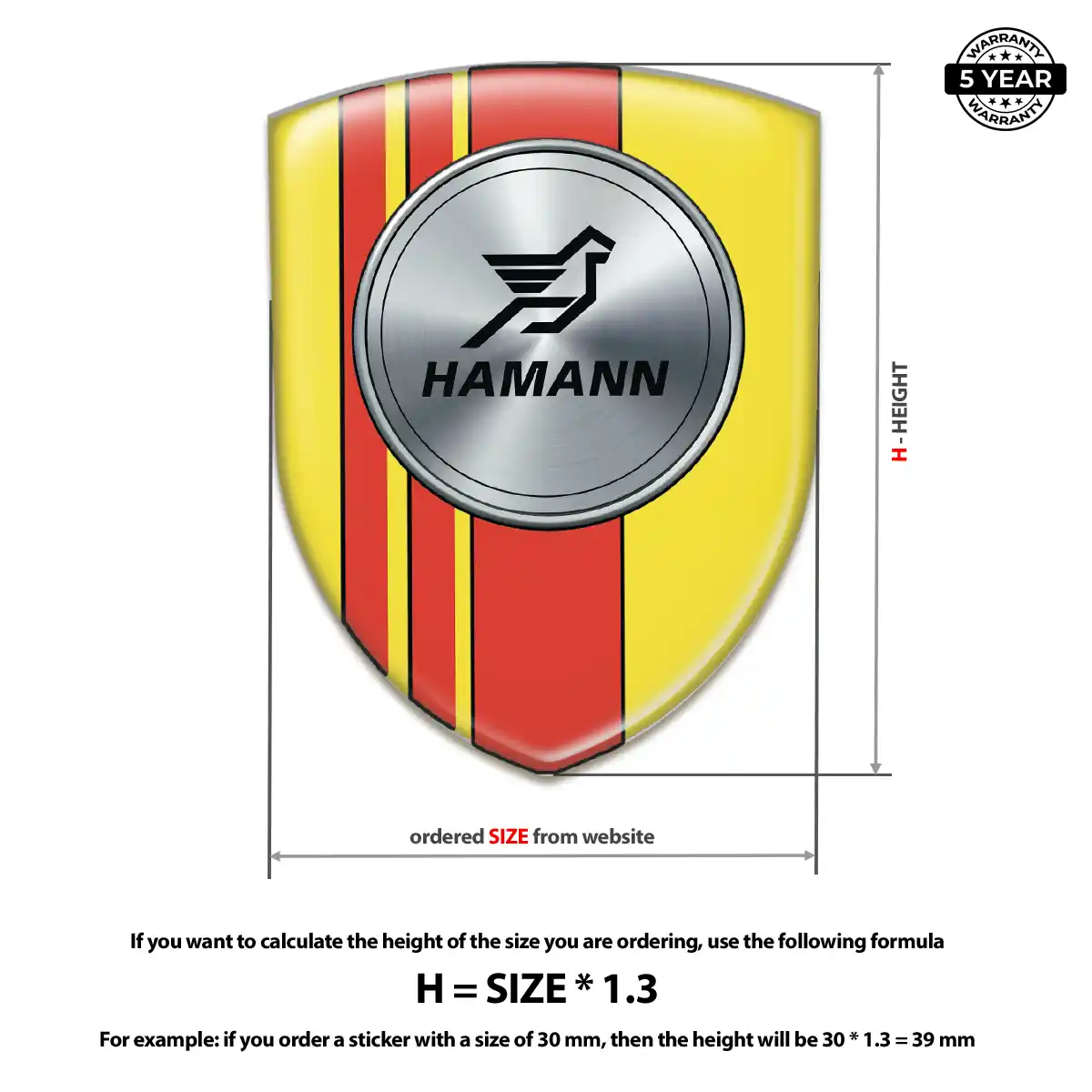 Hamman Logo Badge Performance Style