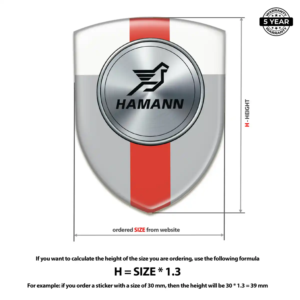 Hamman Logo Badge Resin Elite