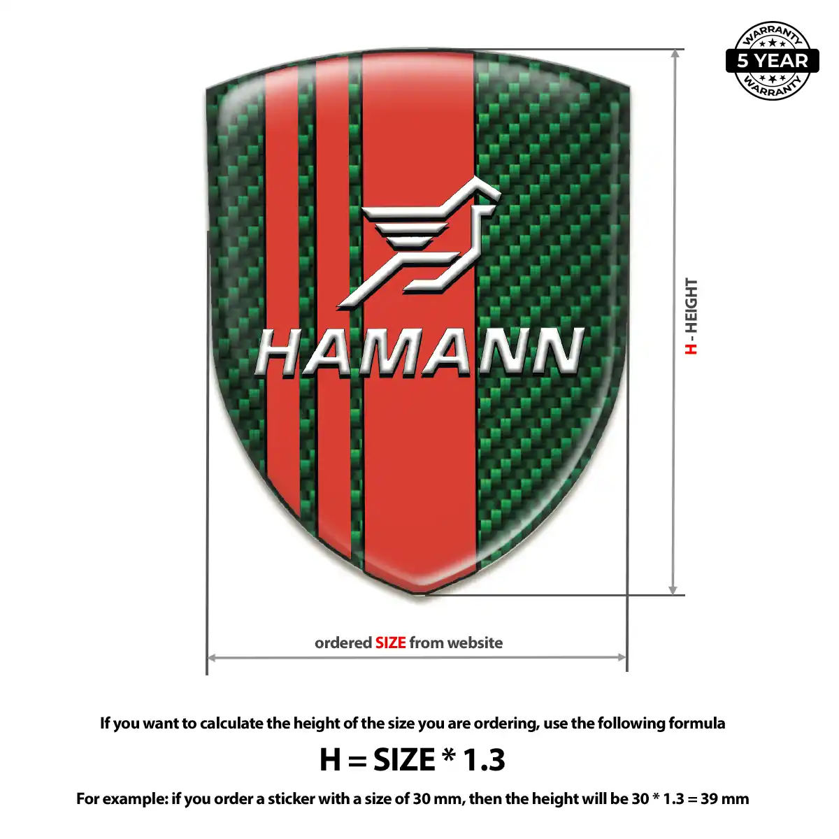 Hamman Logo Badge Sleek Style
