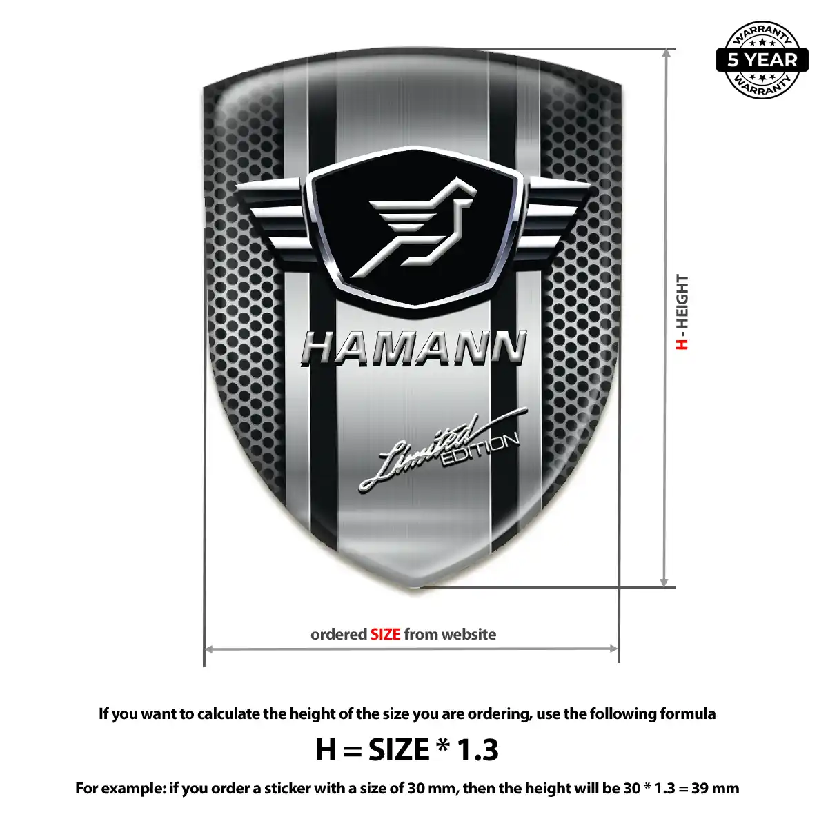 Hamman Logo Badge Sport Tuning