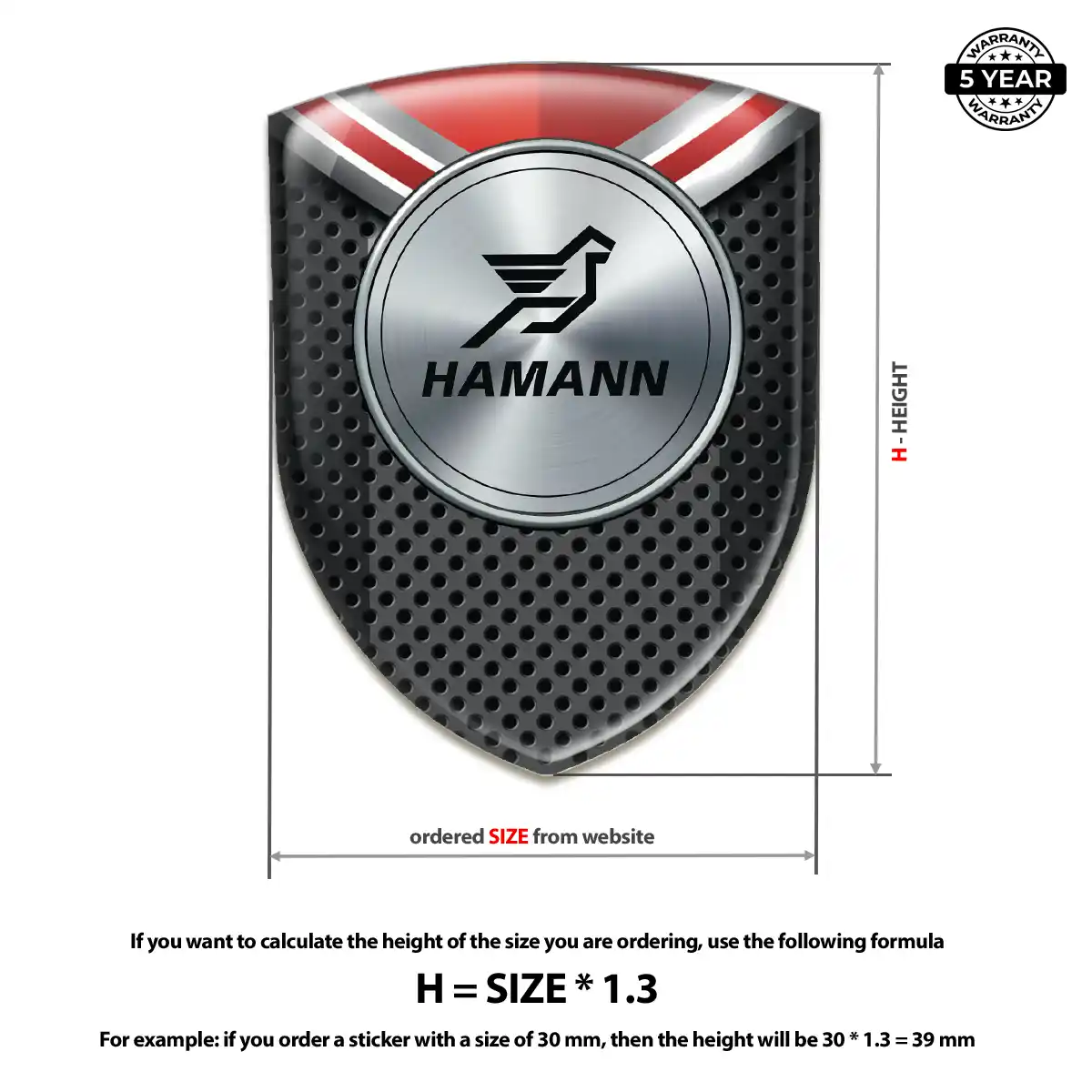 Hamman Logo Badge Street Tuning