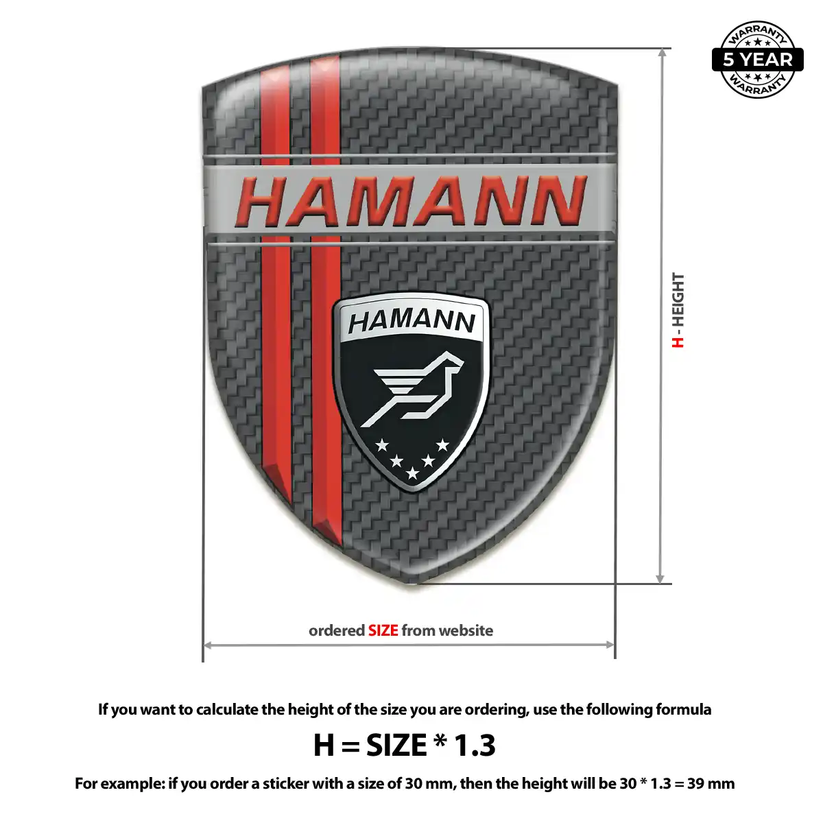 Hamman Logo Emblem Cabin Style