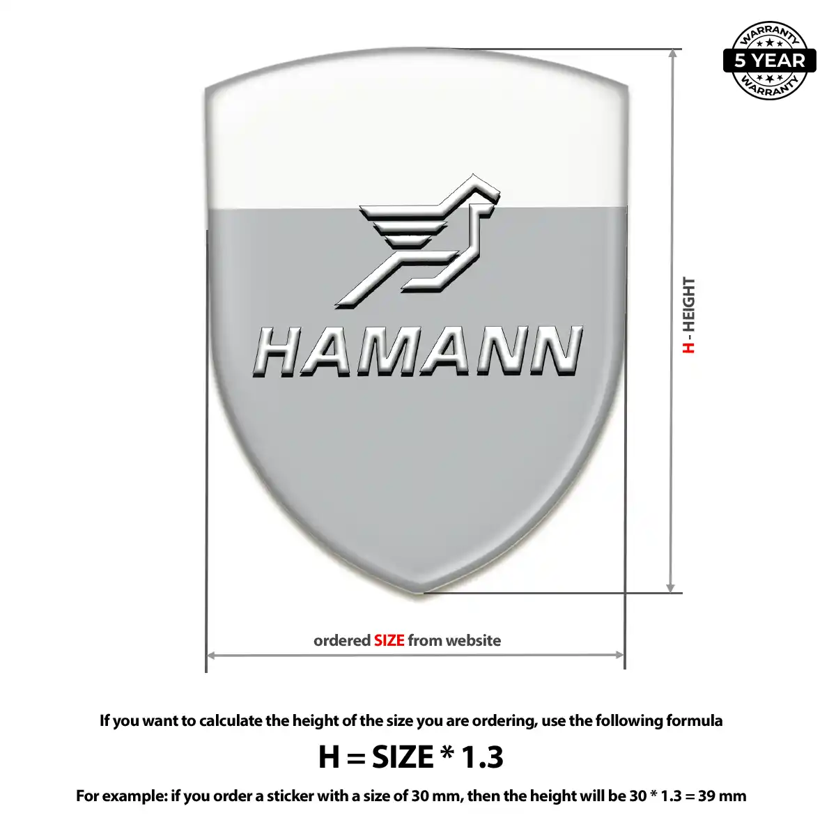 Hamman Logo Emblem Elite Finish