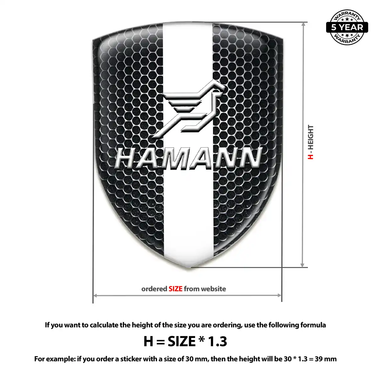 Hamman Logo Emblem Exterior Luxe