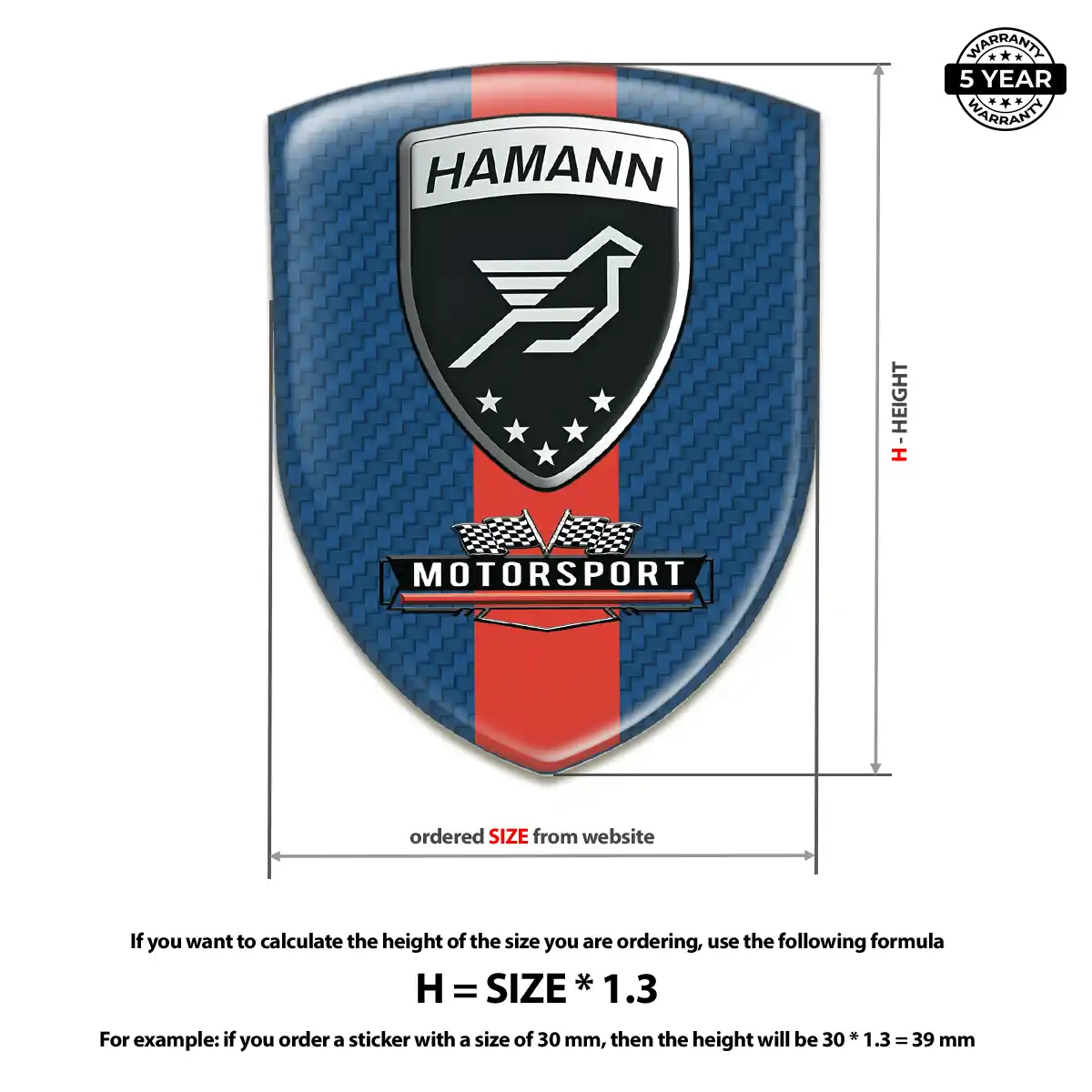 Hamman Logo Emblem Sport Tuning