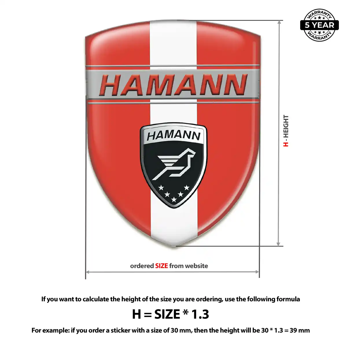 Hamman Logo Sticker Deluxe Edition