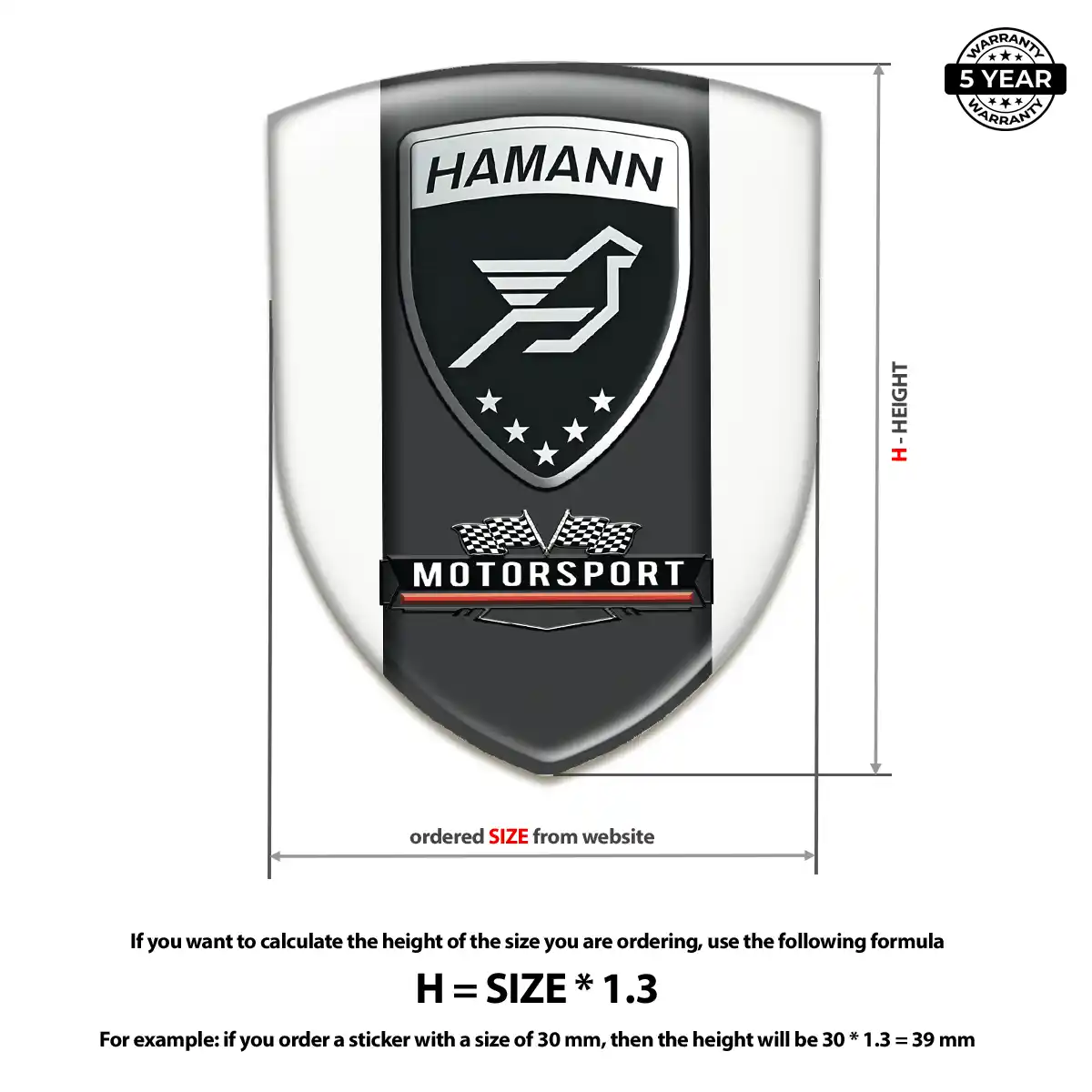 Hamman Logo Sticker Elite Edition