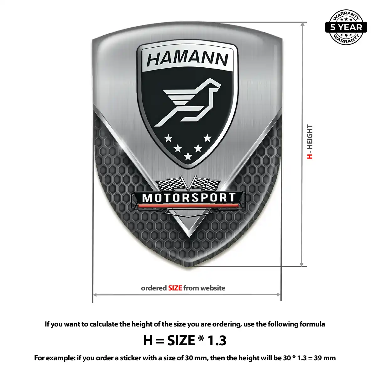Hamman Logo Sticker Noble Edition