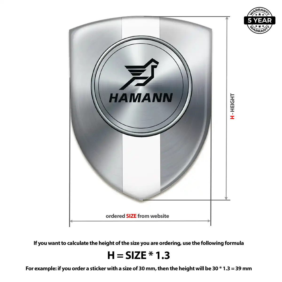 Hamman Logo Sticker Prestige Line