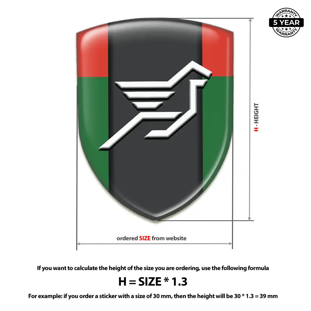 Hamman Logo Sticker Resin Elite
