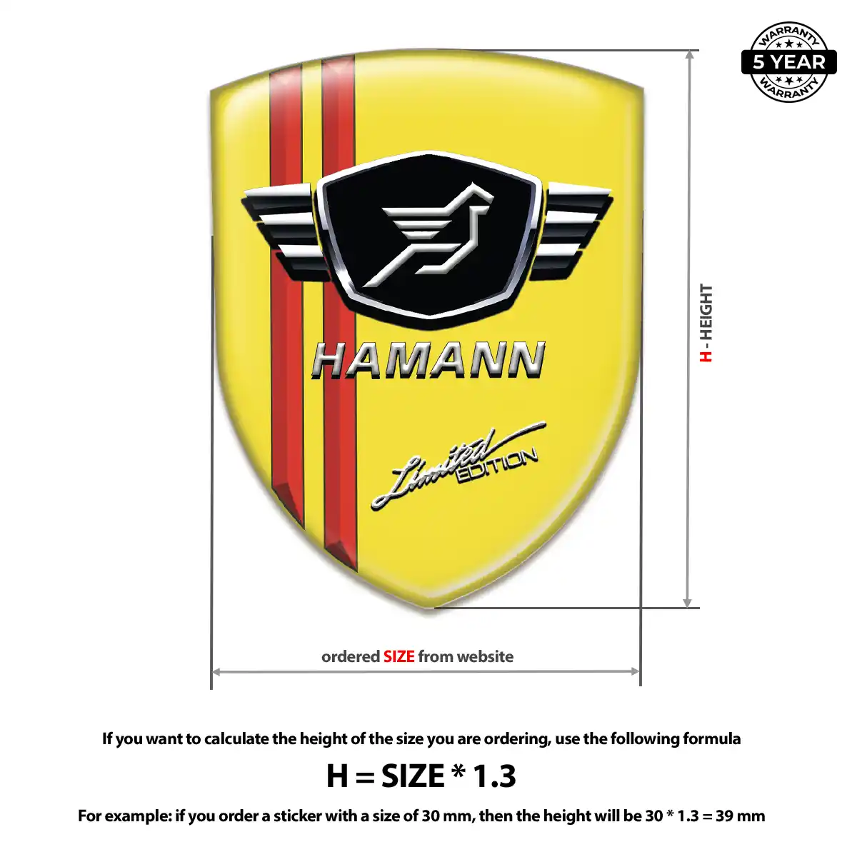 Hamman Logo Sticker Superior Craft