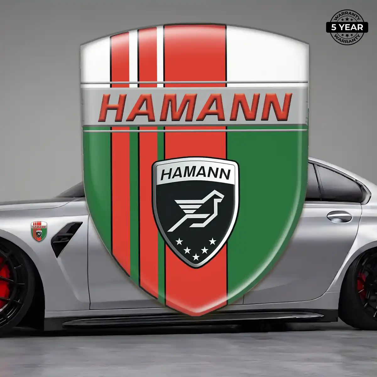 Hamman Polyurethane Domed Sticker Cabin Style