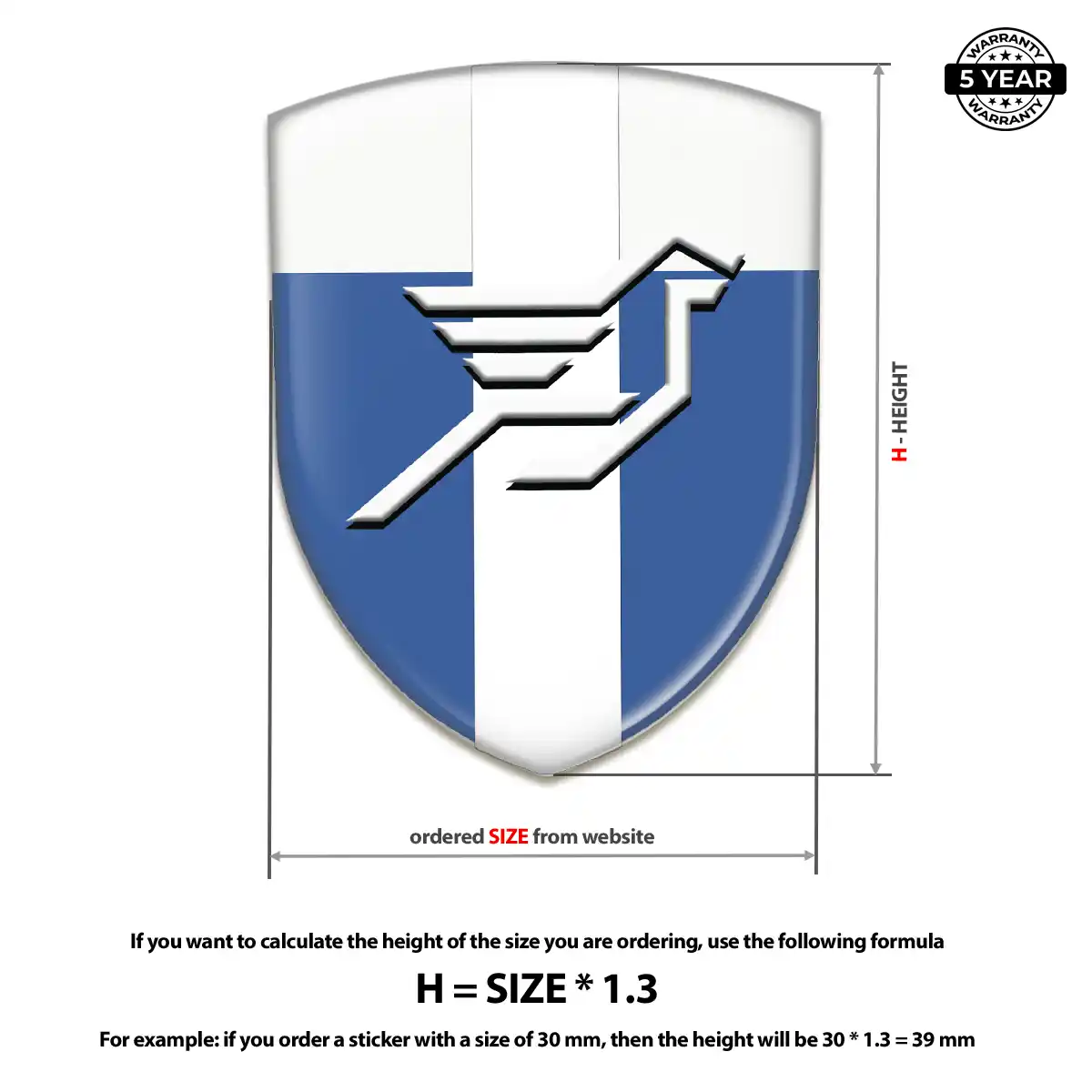 Hamman Polyurethane Domed Sticker Deluxe Edition