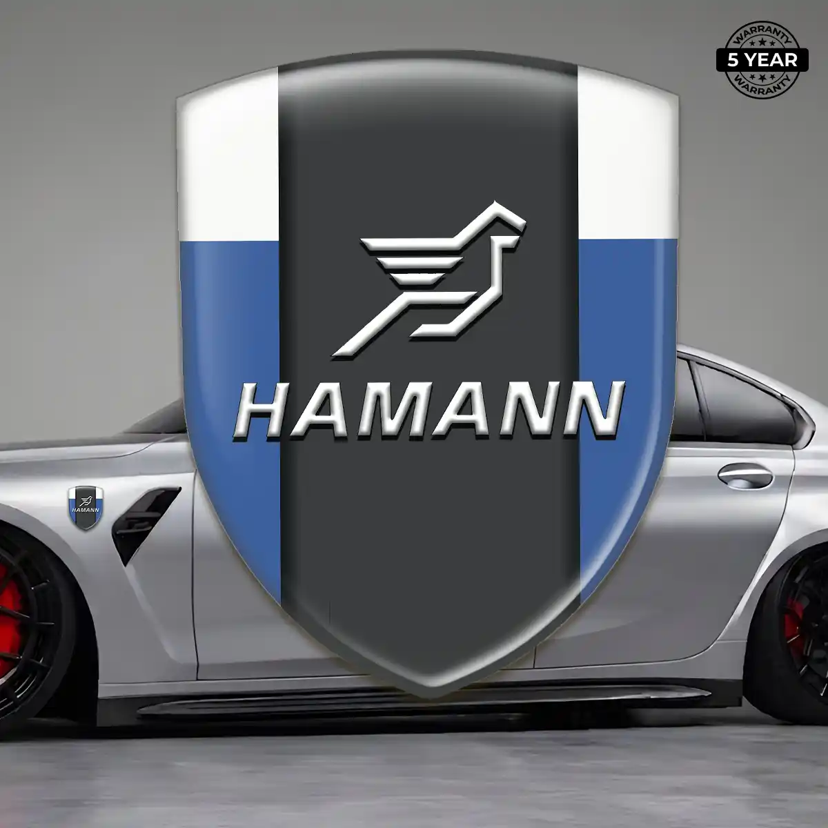 Hamman Polyurethane Domed Sticker Exterior Luxe