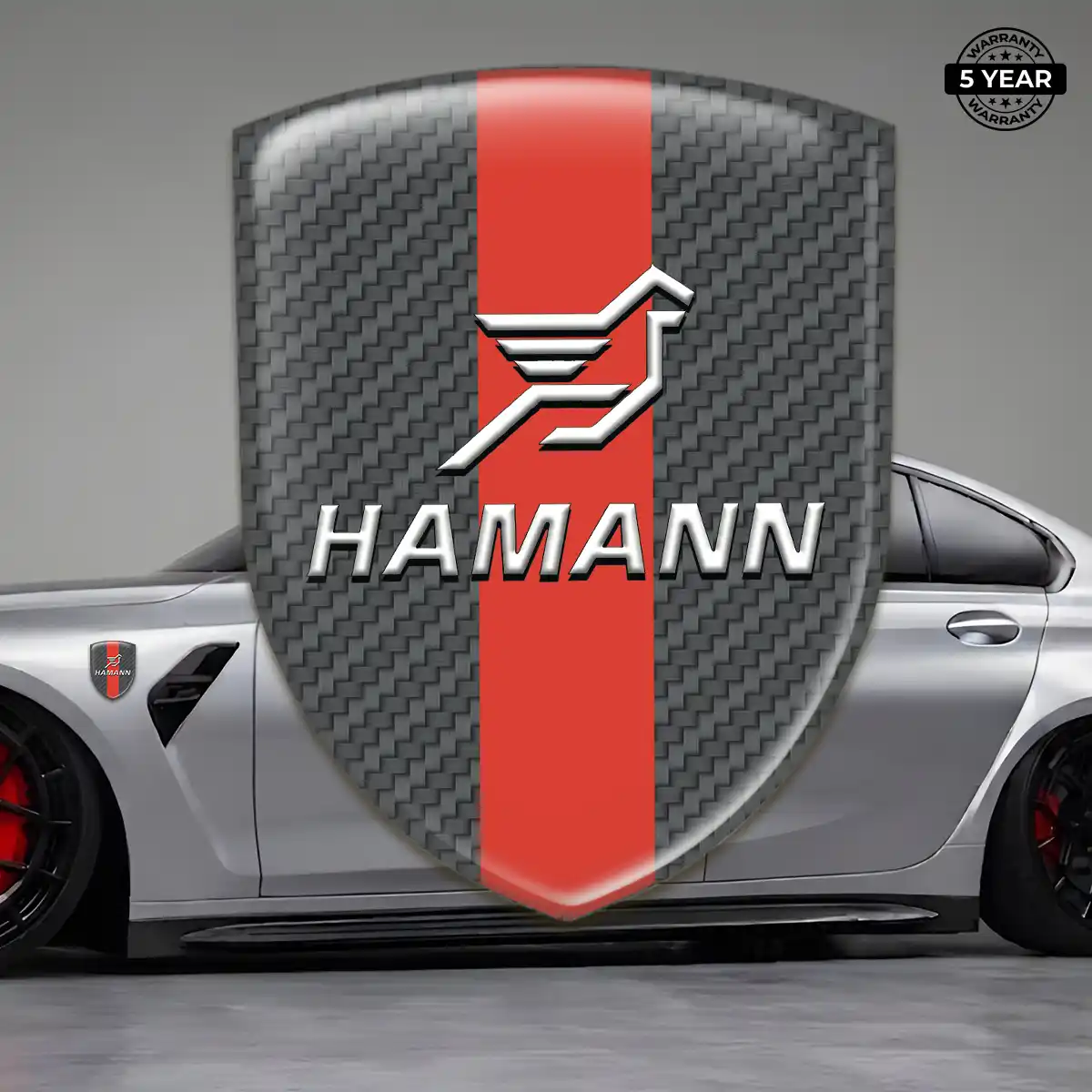 Hamman Polyurethane Domed Sticker Interior Luxe