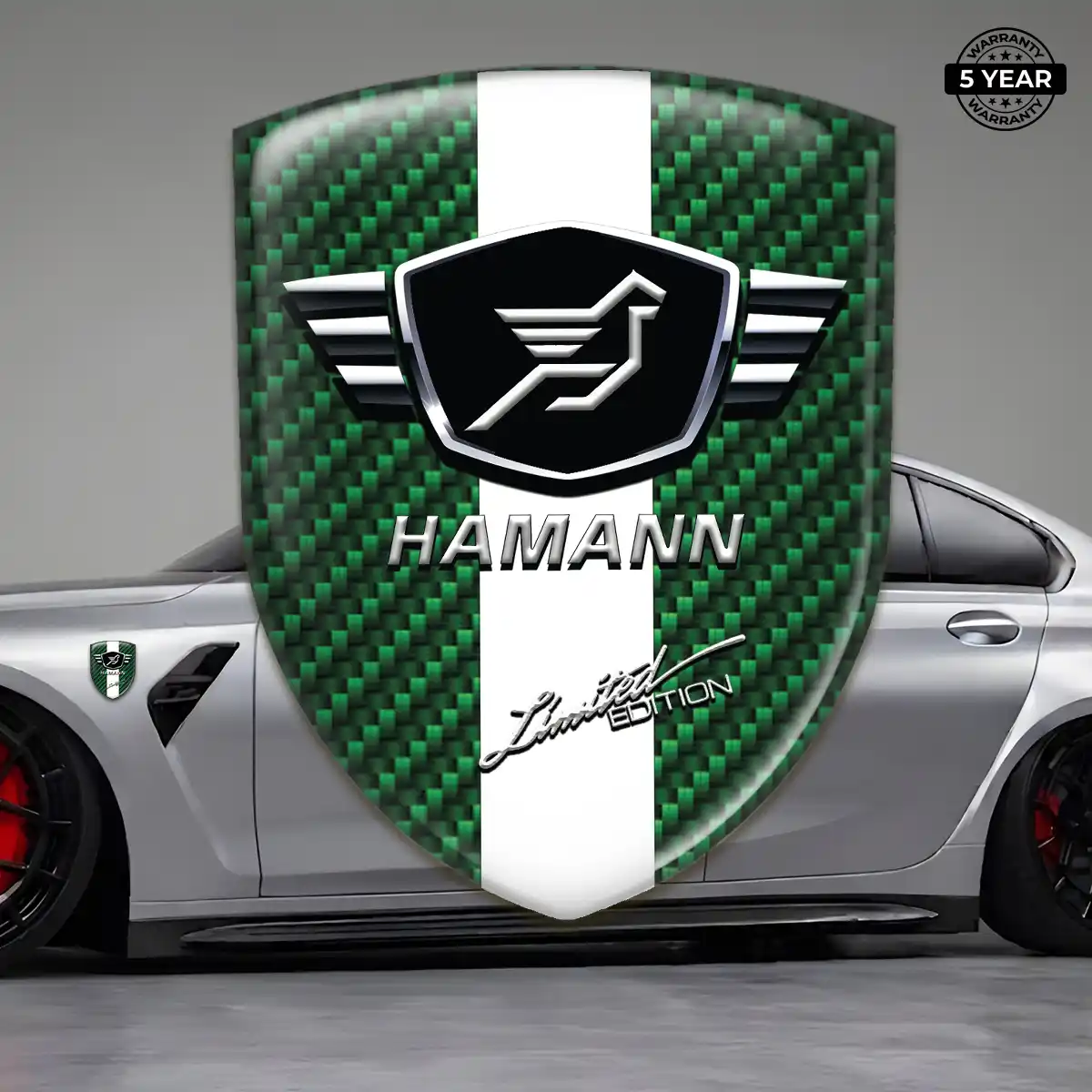 Hamman Polyurethane Domed Sticker Performance Style