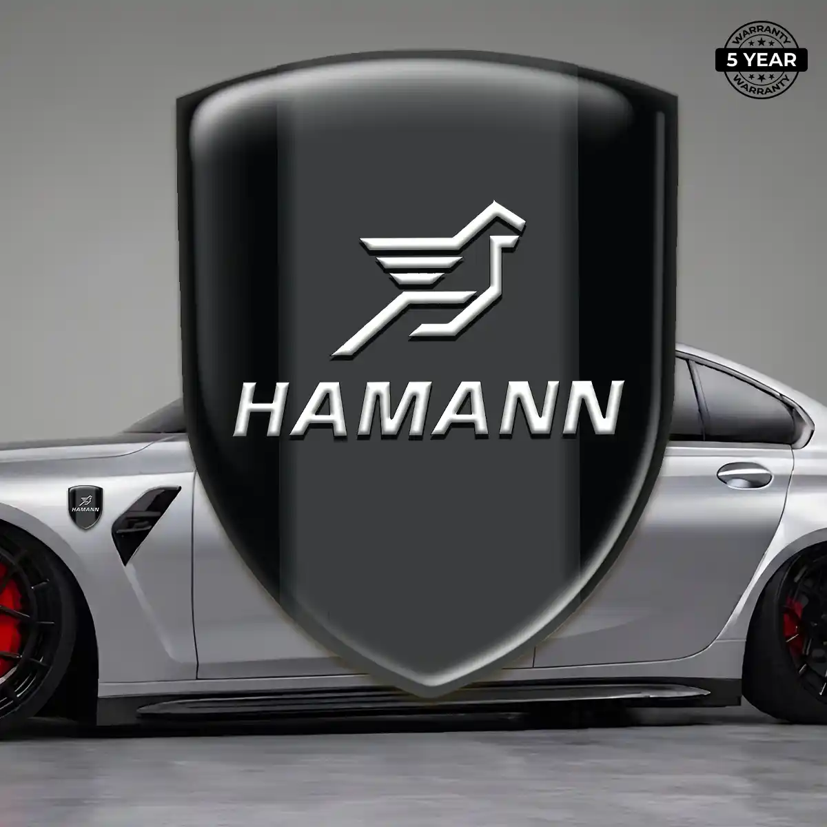 Hamman Polyurethane Domed Sticker Refined Design