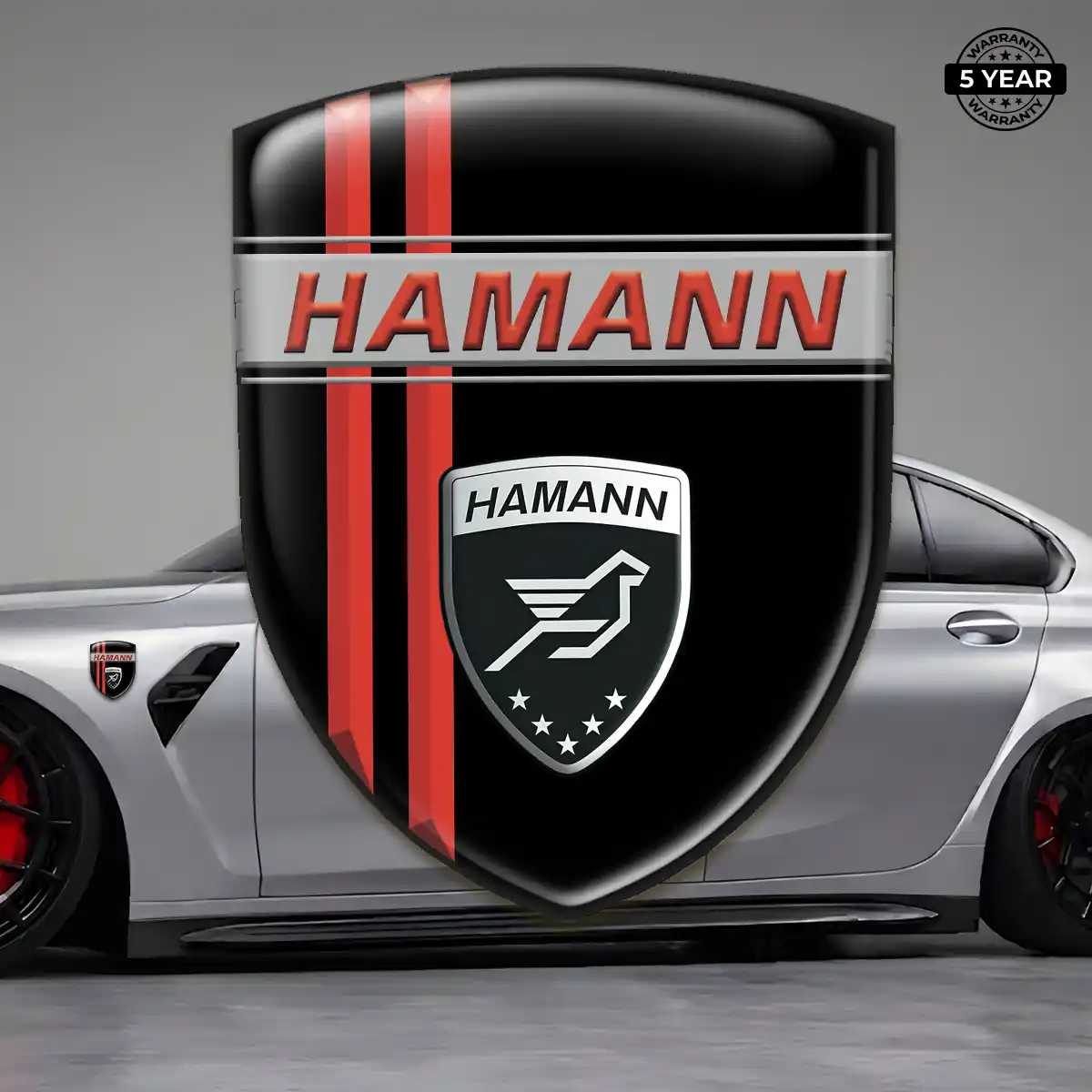 Hamman Polyurethane Domed Sticker Street Tuning