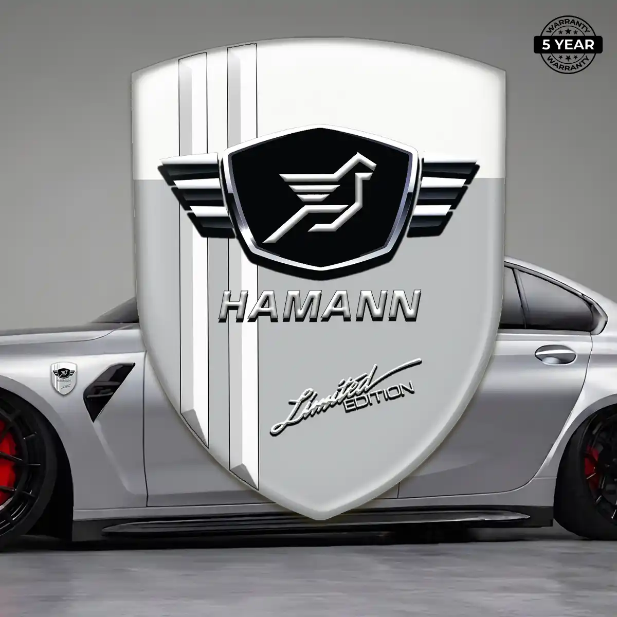 Hamman Resin Badge Sticker Elite Finish
