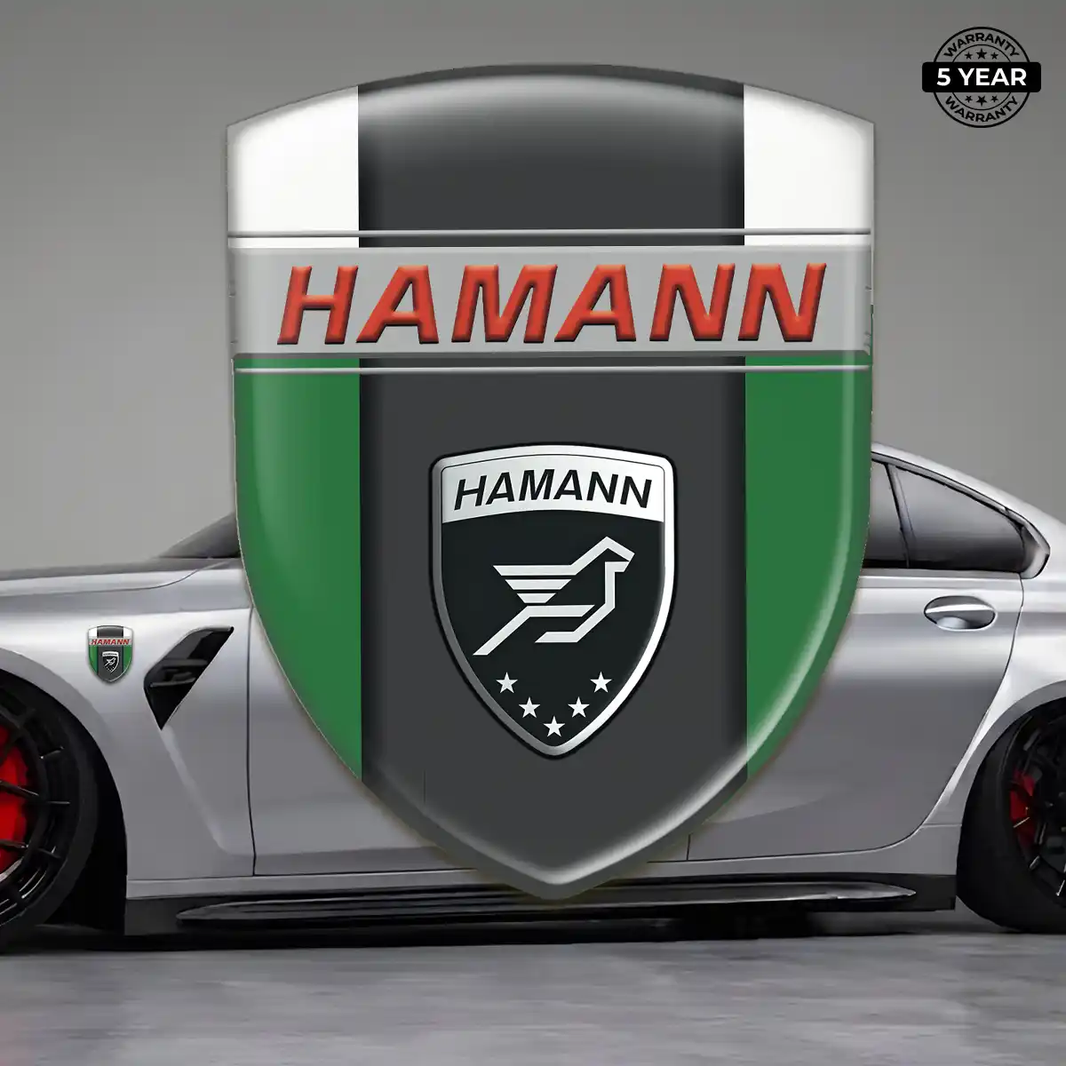 Hamman Resin Badge Sticker Interior Elegance