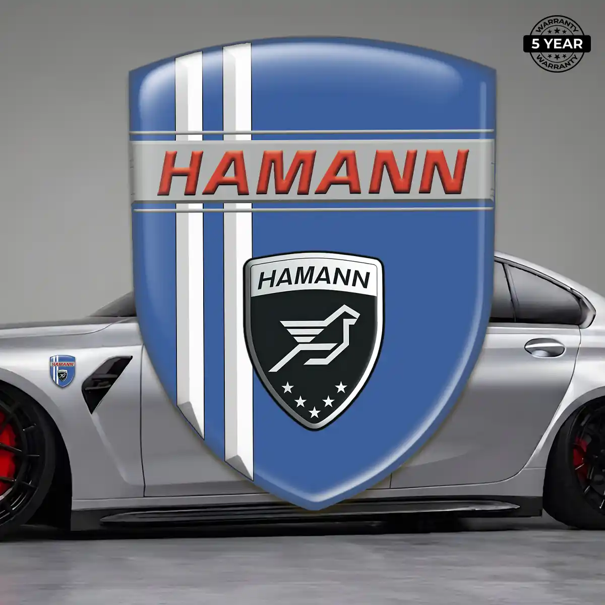 Hamman Resin Badge Sticker Interior Luxe