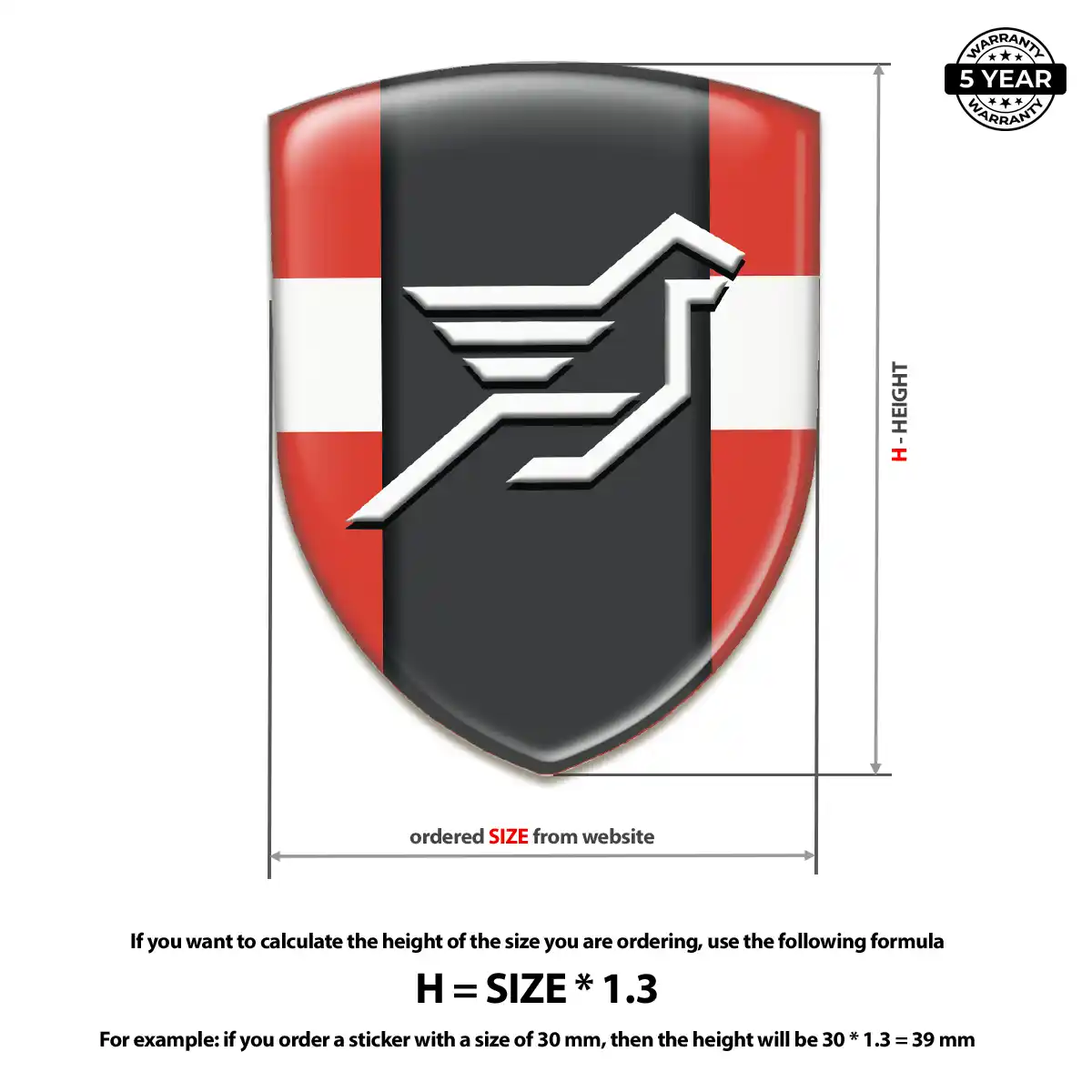 Hamman Resin Badge Sticker Noble Edition