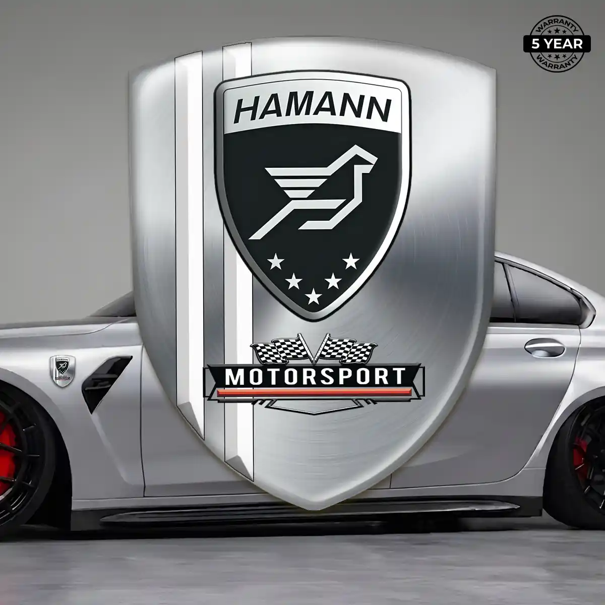 Hamman Resin Badge Sticker Premium Dome